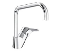 Porcher - Mitigeur évier col de cygne Ulysse Cartouche Ø 38 mm chromé sans tirette ni vidage