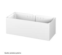 poresta systems Poresta Compact Support de baignoire pour baignoire rectangulaire Geberit Renova Nr.1, 17154396,