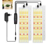 PORFOYO 4 pièces Lampe pour Plantes LED Spectre Complet, Lampe de Croissance avec 540 LEDs Lampe de Culture, Lumière pour Plantes avec Minuterie 3/9/12H et 10 Niveaux de Luminosité pour Plantes d