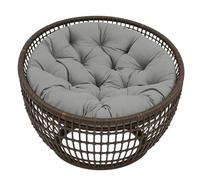 PORFOYO Coussin pour Chaise Suspendue, Coussin de Chaise Suspendue 60 * 60cm, Chaise Suspendue, Coussin de Siège Extérieur Rond pour Panier Suspendu, Fauteuil Suspendu, Balançoire Suspendue en Coton