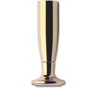 PORRO Pied de meuble Torino - En métal - Avec filetage intérieur M22-10 cm - Laiton poli
