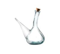 Porron en verre 1 L avec bouchon en liège - - Transparent / Cristal - Verre