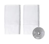 Portable AC Window Seal Kit - 2-Piece Waterproof Vent Cloth | Universal Zip