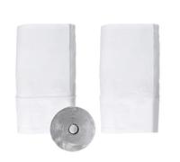 Portable AC Window Sealing Kit - 2 Piece Waterproof Window Seal with Zipper