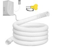 Portable Air Conditioner Drain Hose - 10ft Flexible Water Discharge Tube wi