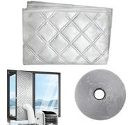 Portable Air Conditioner, Window Vent Kit, Easy Install Waterproof, Barrier | Compact Mobile Air, Conditioner Indoor Window, Seal Sturdy for, 5.1-5.9 Inch Hose, Bedroom Living Room, Basement