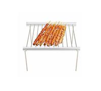 Portable Barbecue Grille, Barbecue Grille Pliable Compact Léger Grille de Barbecue Support de BBQ Détachable Mini Barbecue Gril