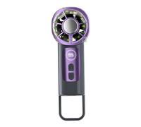 Portable Car Cooling Fan - 199 Speed USB Rechargeable Wind, Blower With Clip Hook LED Display, Handheld Device | For Kids Adults Travel Camping Beach Classroom Use Usb Fan, Travel Cooler, Mini Blower