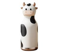 Portable Cartoon Coffee Flask - 480ml Kids Insulated Water Bottle | with Straw Stainless Animal Water Bottle for Sports, School, Travel, Car Trip, Boys, Girls, Men, Women