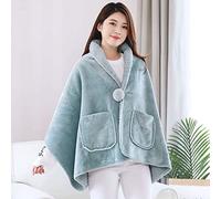 Portable Châle Couverture,Femme Poncho Polaire Châle,Hiver Chaud Cape d'hiver,pour Le Port Quotidienla Fête et d'autres Occasions en Hiver pour Garder au Chaud