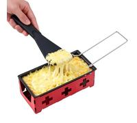 Portable Cheese Melter - Chocolat Roaster Tray with Spatule Set | Plat à rôtir portable à chocolat avec spatule, fondeur de fromage portable, mini poêle à raclette, appareil de cuisson de