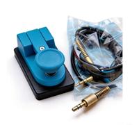 Portable CW pour bouton de code morse en ABS imprimé 3D avec distance de contact réglable, base antidérapante et boîtier stable pour radio amateur, sac de rangement inclus et câble audio de 3,5 mm,