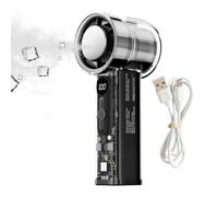 Portable Handheld Fan | Transparent 100 Speeds USB Rechargeable 3000mAh