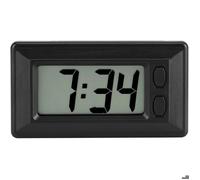 Portable Horloge LCD Numérique Table De Voiture Tableau de Bord Bureau Électronique Horloge Date Temps Calendrier Affichage Table