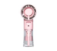 Portable Misting Fan - USB Rechargeable Fan With Mist, Misting Fans Portable, 6x4.6x16cm Compact Size + 160g Net Weight, Heavy Duty ABS Plastiic Certified Sturdy Body - For Gym Office & Travel