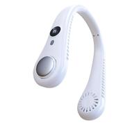 Portable Neck Fan - Quiet 5-Speed Wearable Appliance | Wind Blowing Neck | Ventilateur portable pour l'été et la saison, la communication, le voyage, les étudiants, les adultes