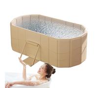 portable, pliable Grat seau isolé de chaude ou de glace | de trempage pliable accessoire de salle de bain familiale pour camping extérieur