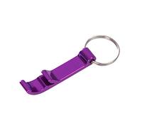 Portable Porte-Clés Bouteille Douverture Bague Porte-Clés Porte-Clés en Métal Bar À Bière Outil Violet Fiable Qualité