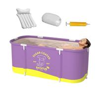 portable pour adultes, structure renforcée avec grande capacité | 115 x 60 x 50 cm pour cour, terrasse, maison, camping, extérieur, natation, été, nettoyage