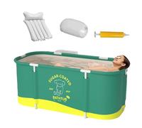 portable pour cabine de douche, structure renforcée avec large | Baignoire sur pied avec immersion pour extérieur, jardin, terrasse, maison, camping, natation, lavage, 115 x 60 x 50 cm