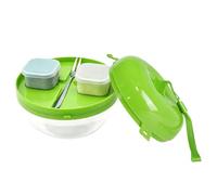 Portable Reusable with Lid Sauce Cup - Salad Lunch Containers for Adults