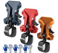 Portable Self-Locking Power Tool Holster, Universal Heavy Duty Drill Holder Belt Clip, Double Locks Compact Practical Quick Draw Belt Tool Holder for Cordless Drills Hammers & Wrench (3PCS)
