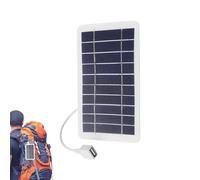 Portable Solar Panel USB Charging Flexible Mini Solar Kit Lightweight Foldable Śolar Charger 18x9x3cm for Phone Car Camping Hiking Outdoor Travel Use