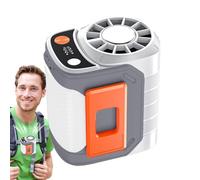 Portable Waist Fan, Wearable Body Cooling Fan, 3,35 x 2,7 x 3,62 pouces Outdoor Personal Airflow Device Device for Festival, Offices, Hiking, Desk, Travel, Shopping, Camping et Fishing Use