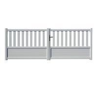 PORTAIL alu GENEVE BLANC 3.50m