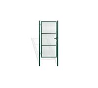 Portail battant grillagé - Casanoov - OLGA - 1m H.206cm - Vert - Acier