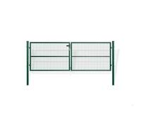 Portail battant grillagé - Casanoov - OLGA - 3m H.106cm - Vert - Acier