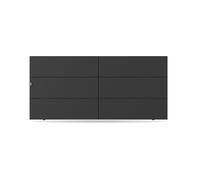 Portail coulissant, modèle Clamart, aluminium, anthracite, systèmes de fixation flexibles, personnalisable