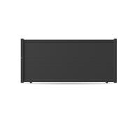 Portail coulissant, modèle Orléans, aluminium, anthracite, systèmes de fixation flexibles, personnalisable