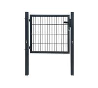vidaXL Portail de clôture 2D simple Gris anthracite 100x80 cm 141740