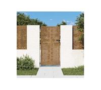 vidaXL Portail de jardin Conception de Carré 85x200 cm Acier Corten 153249