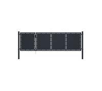 vidaXL Portail 350x100 cm Anthracite