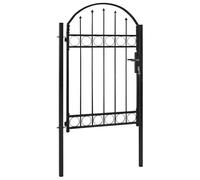 vidaXL Portail de jardin avec dessus arqué