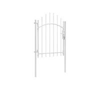 vidaXL Portail de Jardin avec Dessus Arqué Portillon Panneau de Porte Portail de Clôture Barrière de Jardin 143065