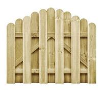 vidaXL Portail de jardin bois - Pin