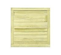 vidaXL Portail de jardin Bois de pin imprégné FSC 100 x 100 cm