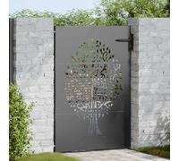 vidaXL Portail de jardin Conception de l'arbre 85x175 cm Acier Corten