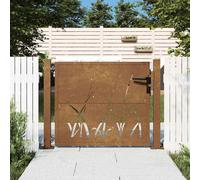 VidaXL Portail Corten 105x80 cm