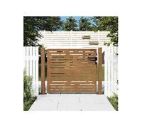 vidaXL Portail jardin 105x105 cm - Acier corten