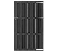 Portail de jardin/Portillon Gris Magnifique Portillon WPC 100x180cm Gris CL6388972