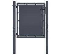 vidaXL Portail de jardin Acier 100 x 75 cm Anthracite