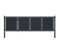 vidaXL Portail 350x100 cm Anthracite