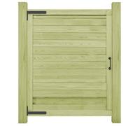 Portail de jardin - VIDAXL - Bois de pin imprégné - 125 x 100 cm - Battant - Multicolor