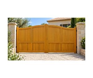Portail En Bois Plein L3 50m x H1 60/1 80 (sans quincaillerie)
