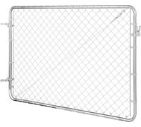 Portail pour clôture à mailles losangées, convient pour des poteaux de portail de jardin de 2,2 à 6 pieds x 6 pieds (poteaux non inclus)