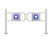 Portail pour entrées 100 x 100 cm Portail de transfert piéton pour entrepôts et solutions de contrôle d'accès